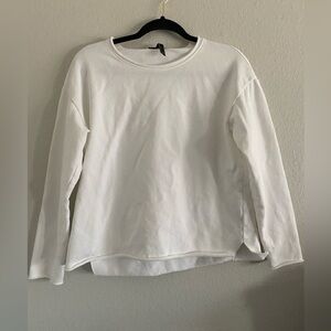 Cozy Earth Sweatshirt Terry White S Organic Cotton